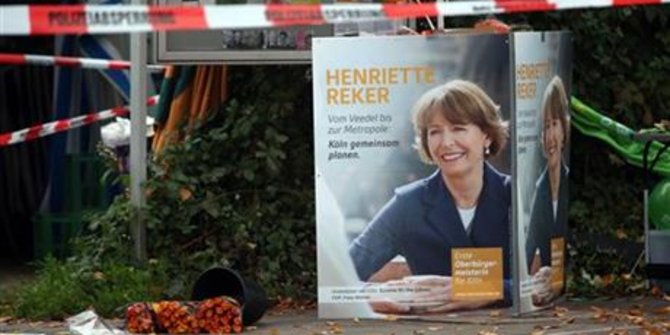 Baik pada pengungsi, calon walikota di Jerman ditusuk sampai kritis