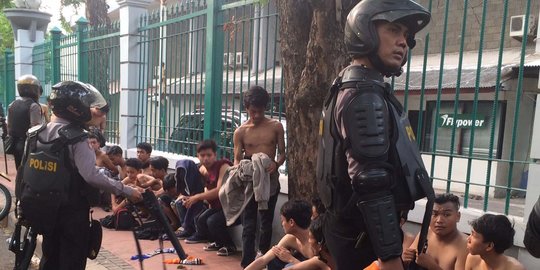 Polisi tangkap 152 perusuh laga final Piala Presiden