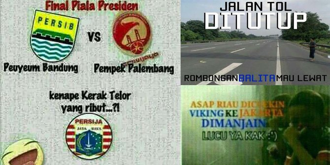 Meme final Piala Presiden dari kocak hingga nyelekit ramaikan medsos