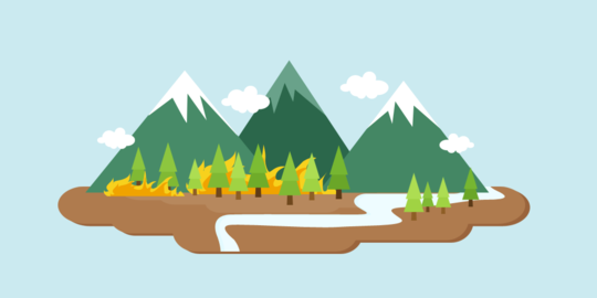 Kebakaran hutan Gunung Lawu, 9 pendaki terjebak api