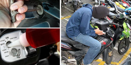 Beraksi di 6 lokasi, Jamal dan Hadi curi 10 sepeda motor