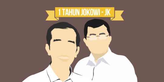 Setahun Jokowi-JK, tuai pujian panen kritikan