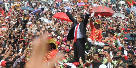 Pol-Tracking: Setahun Jokowi, 51,26 persen publik tak puas