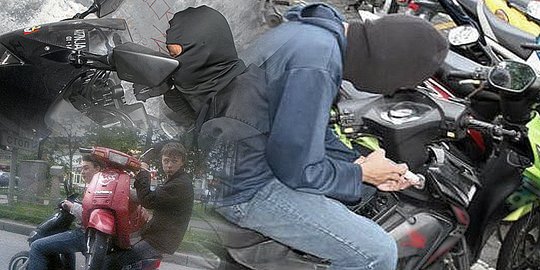 Pulang karaoke, dua pemuda nekat curi sepeda motor tetangga