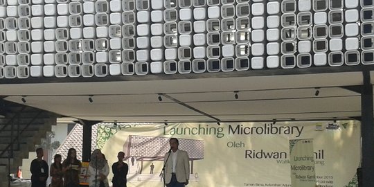 Microlibrary, perpustakaan dari ember unik cuma ada di Bandung