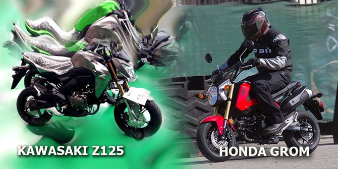 Kawasaki Z125 motor bonsai yang jadi penantang Honda 