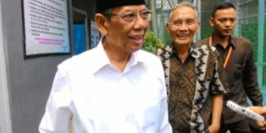 Jenguk Fuad Amin di Rutan Salemba, Hasyim Muzadi sebut hanya empati