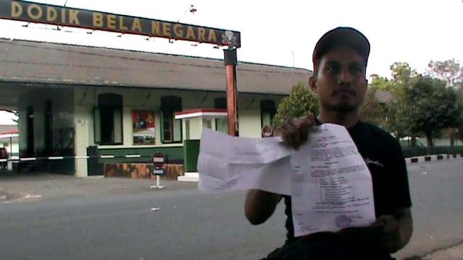 ratusan personel program bela negara di rindam kecewa