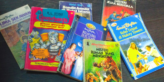 6 Buku anak  anak  yang sempat hits di tahun 90 an masih 