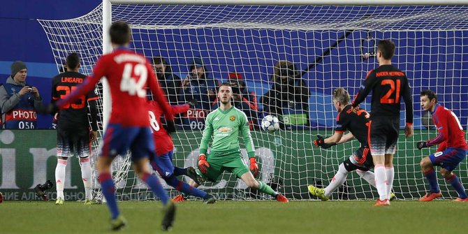 CSKA Moscow tahan imbang Manchester United 1-1