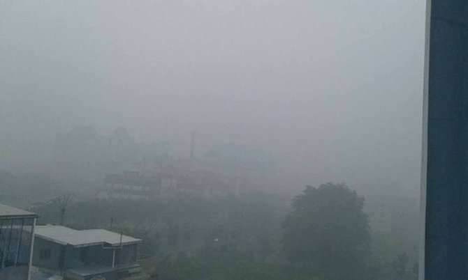 kabut asap di pekanbaru