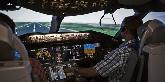 Intip latihan pilot-pilot junior Ethiopia Airlines