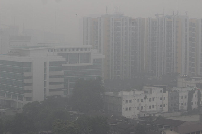 kabut asap di medan