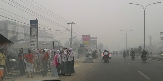 Jangan sampai masa depan anak terenggut kabut asap