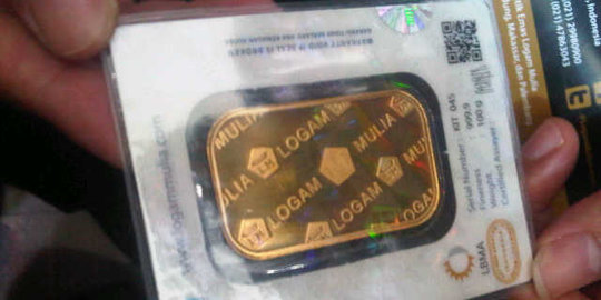 Akhir pekan, harga emas Antam turun Rp 3.000 per gram
