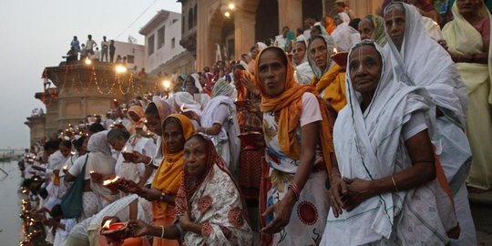 Vrindavan, tempat bernaung ribuan janda terlantar di India