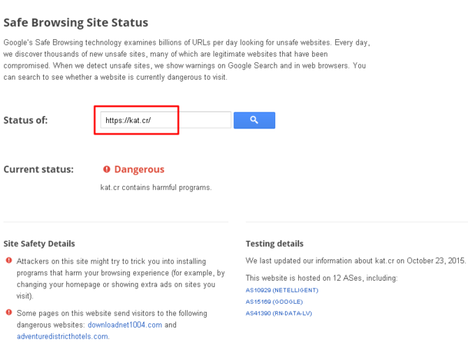 google transparency report