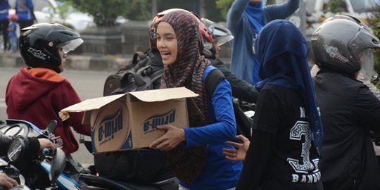 Viking Girls gelar bakti sosial buat korban asap