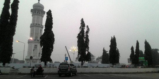 Kabut asap di Lhokseumawe amat parah, jarak pandang hanya 200 meter