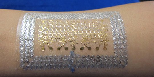 Tato temporer ini mampu memonitor kondisi jantung