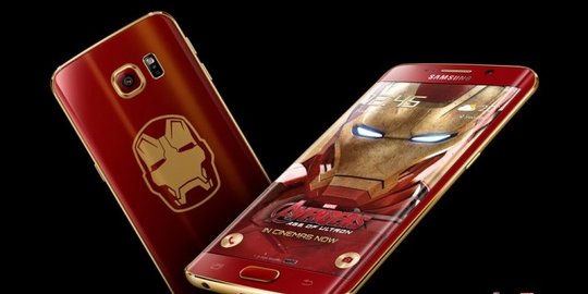 Galaxy S6 Edge edisi Iron Man dijual dengan harga Rp 1,2 miliar