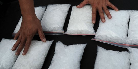 Sabu sebanyak 14 kilogram diselundupkan lewat bungkusan kopi instan