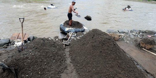 Tambang pasir liar marak di Mesuji, Pemkab cuma kasih teguran