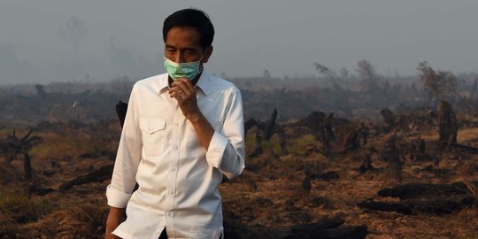 Besok, Jokowi naik helikopter pantau kebakaran hutan di Sumatera