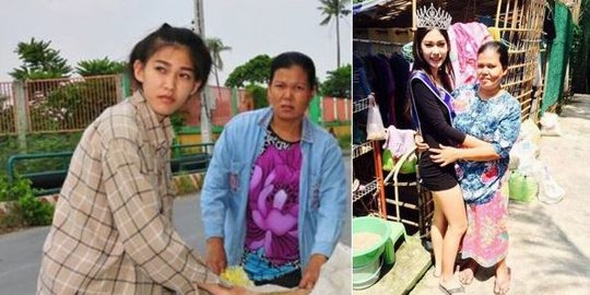 Kisah gadis pemulung jadi ratu kecantikan di Thailand