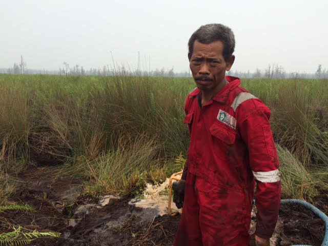 gunawan padamkan kebakaran hutan