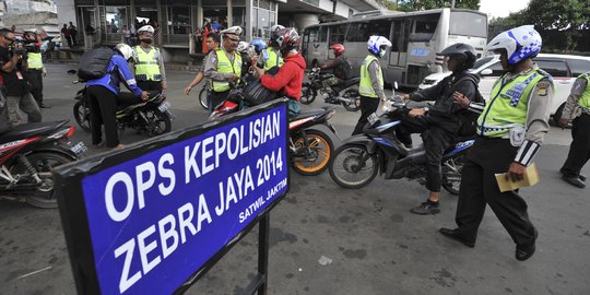 10 Hari operasi zebra, Polda Jabar catat 10.277 pelanggar