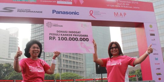 Luncurkan 'Pita Pink', Indosat dukung gaya hidup sehat anti kanker