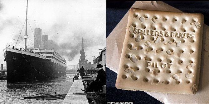 Biskuit tinggalan tragedi Titanic resmi jadi yang termahal di dunia