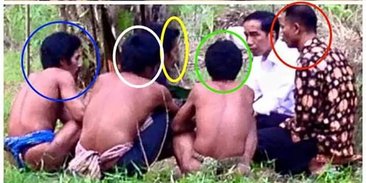 Foto Jokowi bertemu Suku Anak Dalam beredar, Mensos bantah rekayasa