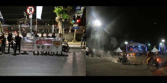 POS dibanjiri komunitas mobil dan motor Surabaya