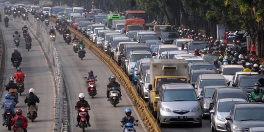 Potret kemacetan Ibu Kota yang semakin parah