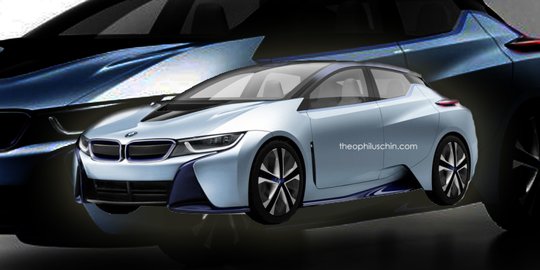 BMW i5 adalah perkawinan silang i8 dan Nissan IDS?