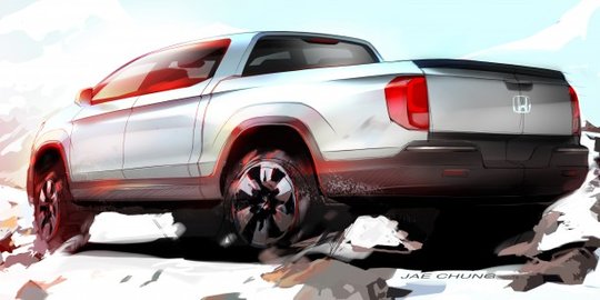 Inikah desain pick-up Honda?