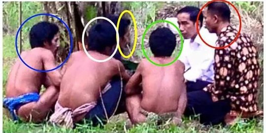 Istana tepis isu foto Jokowi dialog dengan Suku Anak Dalam rekayasa