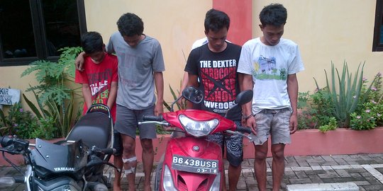 Rampas motor, 2 anggota geng Ghost Night Pekanbaru ditangkap polisi