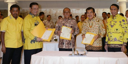 Momen-momen manis ketika Golkar rujuk