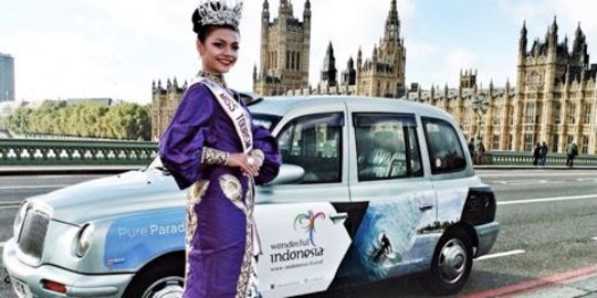 Pemerintah promosi pariwisata Indonesia di Inggris pakai taksi