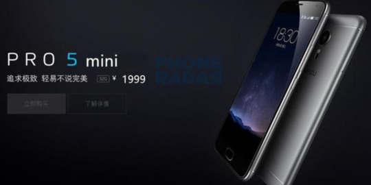 Smartphone gahar Meizu Pro 5 akan hadir dalam versi Mini