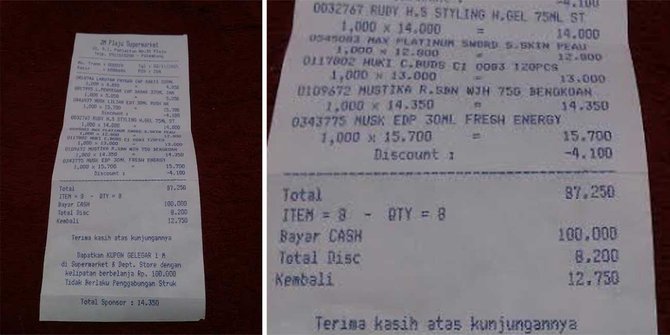 Konsumen ungkap dugaan kecurangan kasir supermarket  di 