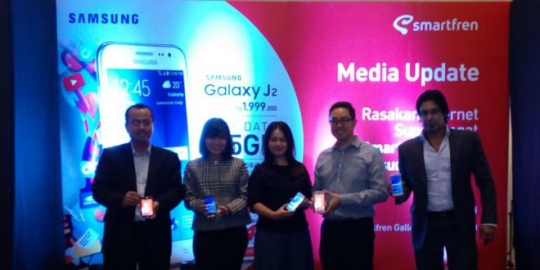 Layanan 4G LTE Smartfren Tersedia di Samsung Galaxy J2