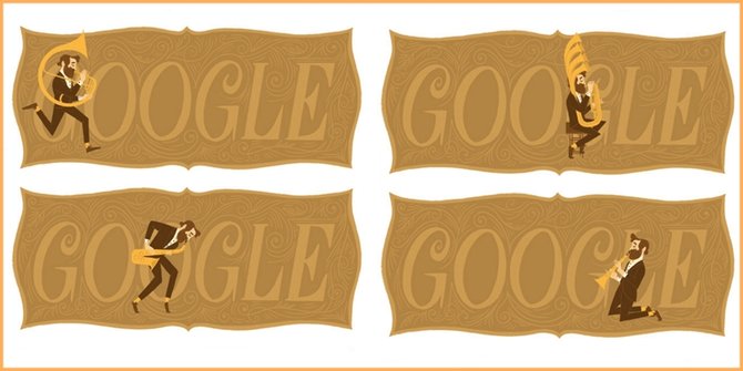 google doodle adolphe sax