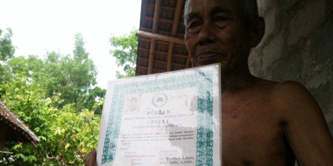 Kisah Sugeng, veteran yang tetap berjuang buat hidup hingga tua