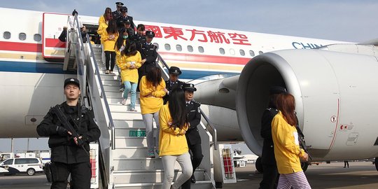 Kasus penipuan via telepon, 254 warga China dideportasi