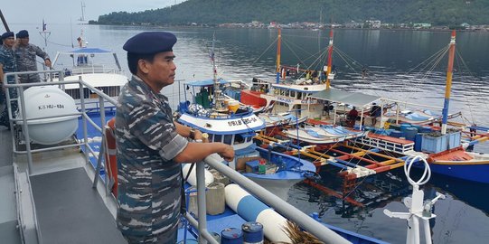 TNI AL tangkap 3 kapal Filipina di Samudera Pasifik