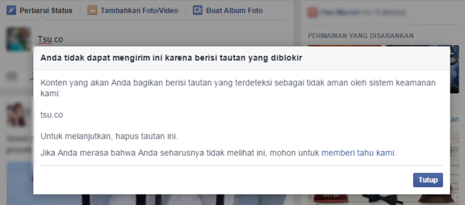 media sosial tsu yang diblokir facebook